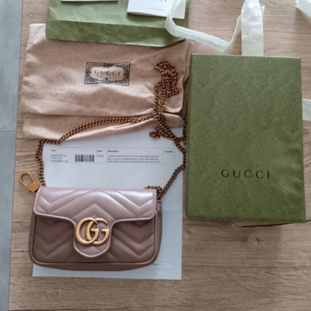 Gucci GG Super Mini Marmont NEW W/O TAGS